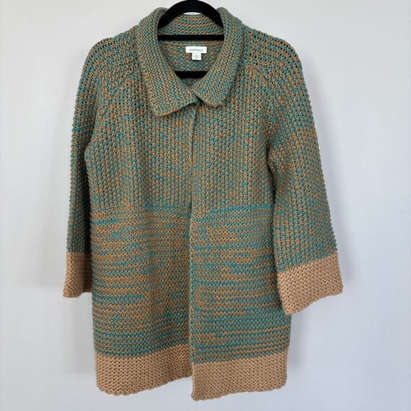 Sundance Crocheted Cardigan Sweater Size M
